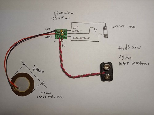 Tiny active onboard - tiny, jfet